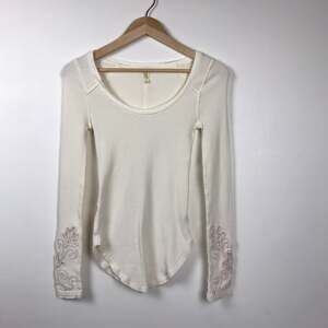 Free people waffle thermal long sleeve s